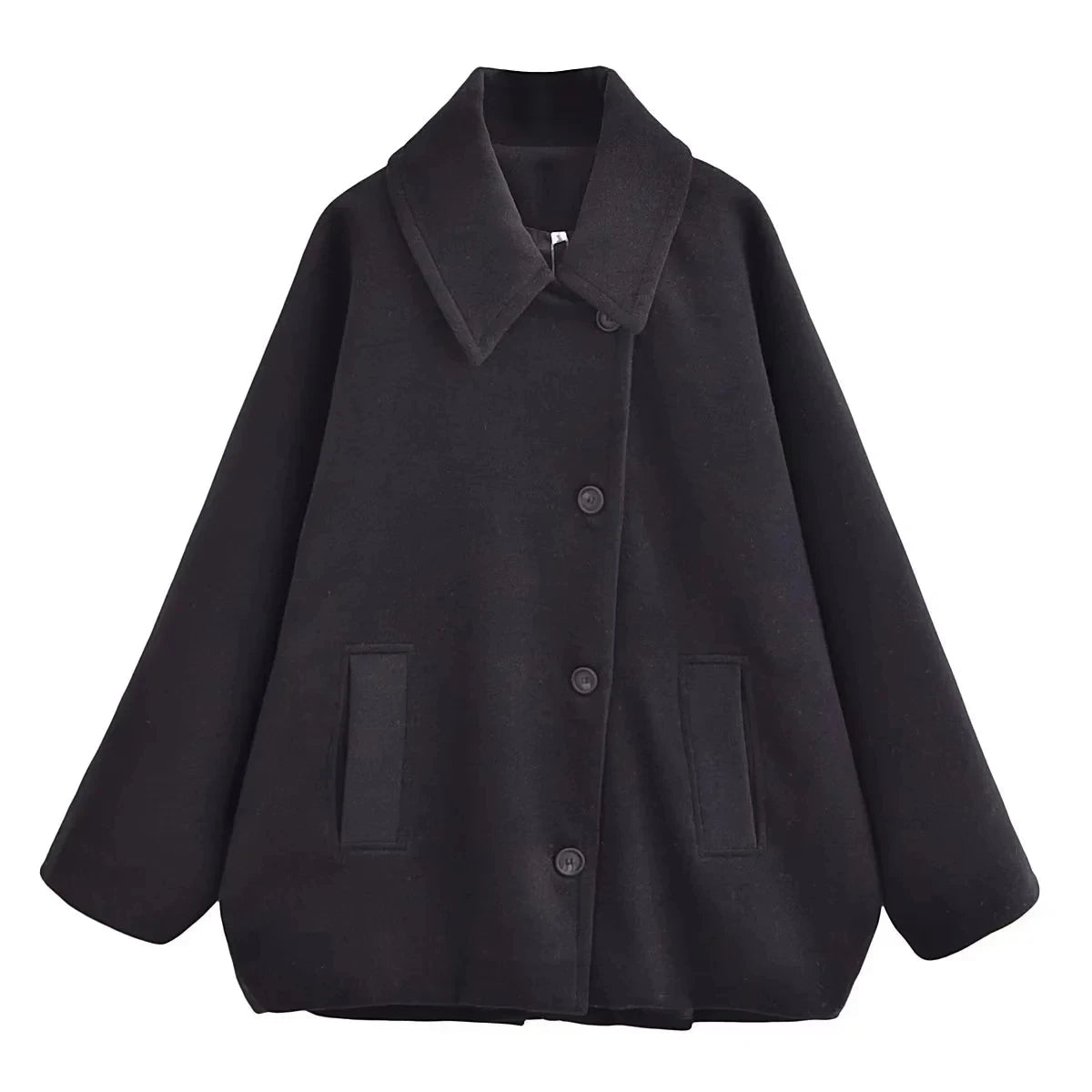 Manteau en laine mélangée pour femme