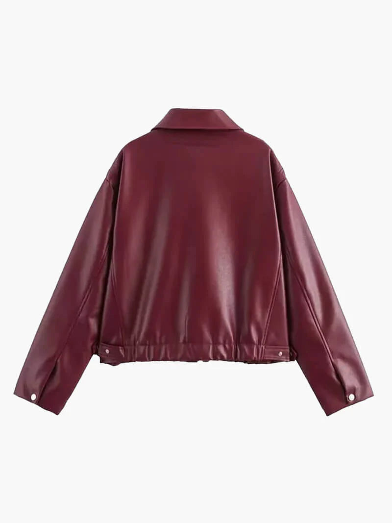 Veste zippée avec structure rigide et manches longues