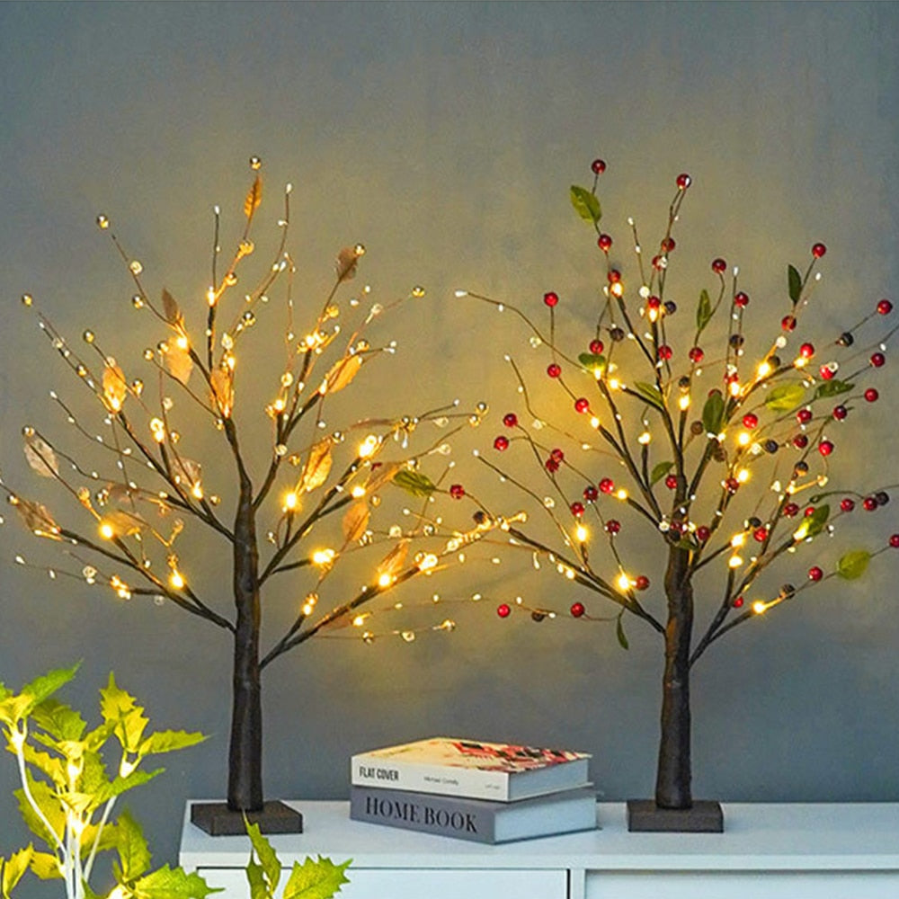 Lampe arbre lumineuse décoration intérieure