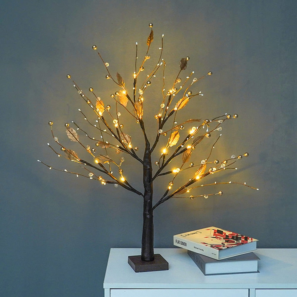 Arbre LED avec branches et baies décoratives