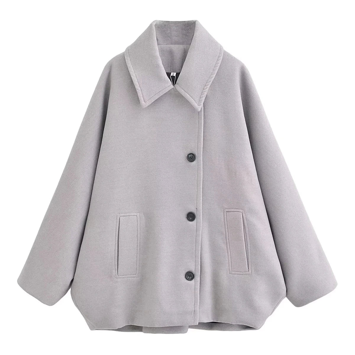Tenue automne hiver avec manteau oversize femme