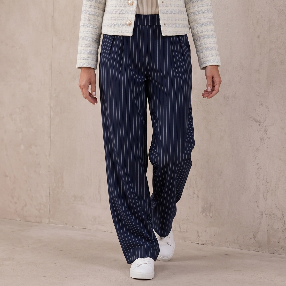 Striped Pants Wide Leg Women