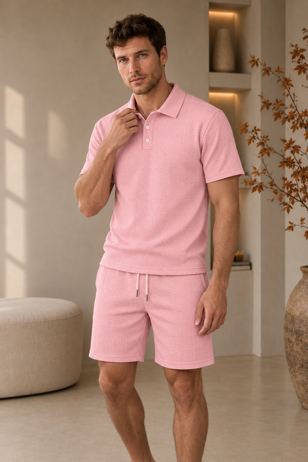 Polo Casual Matching Set Men