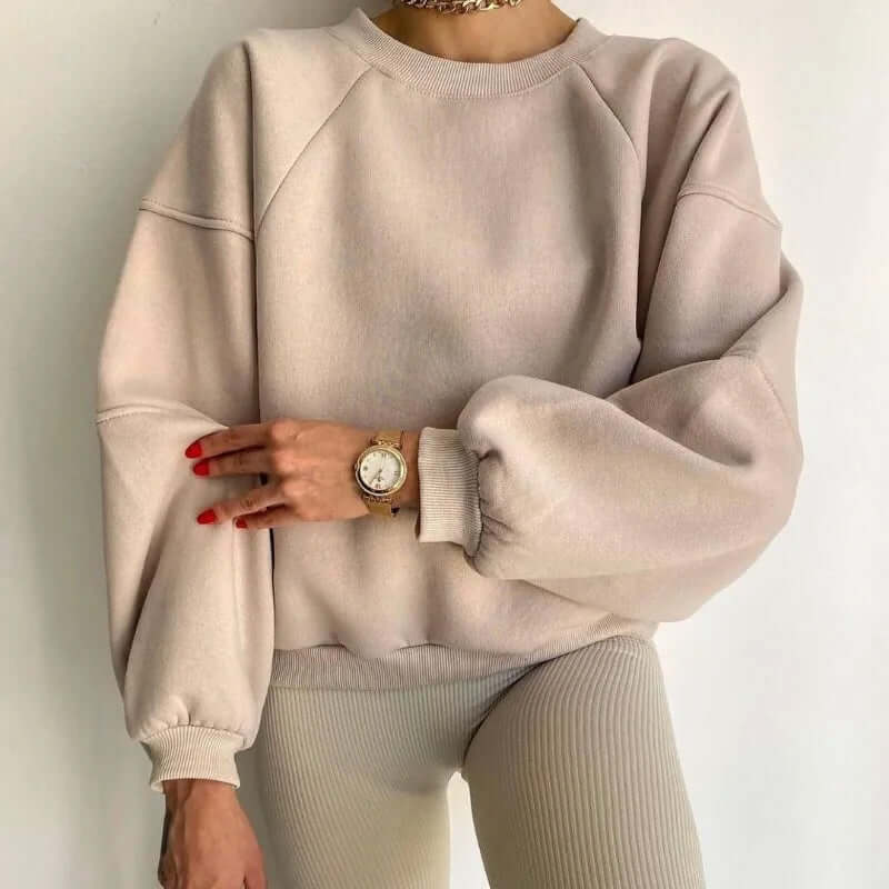 Pull en mélange de coton, coupe décontractée, femme