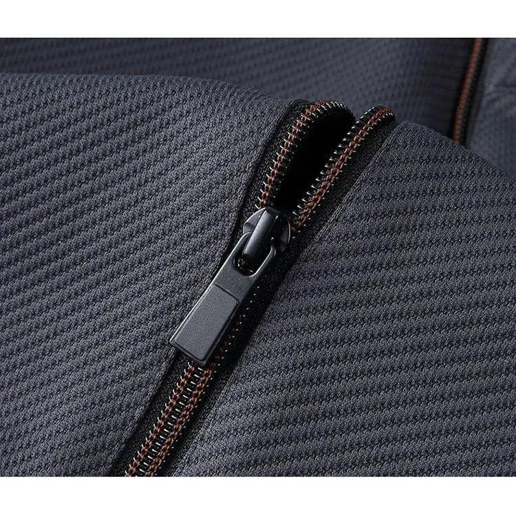 Men's two-piece tracksuit set with zip jacket and joggers – lifestyle or styled flat lay view