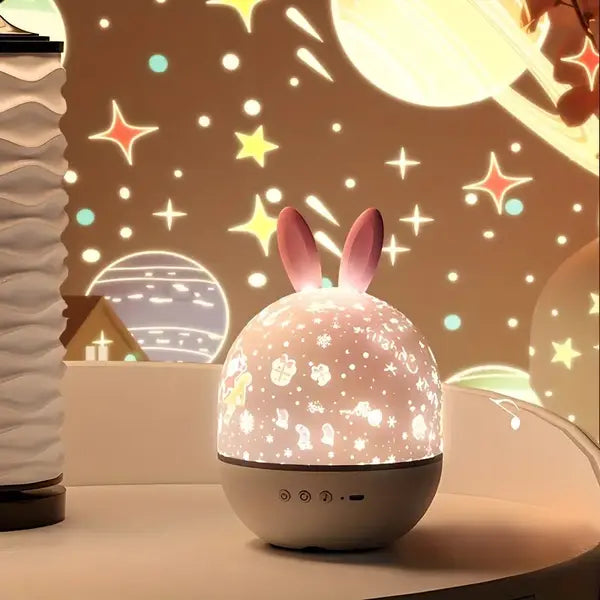 Veilleuse projecteur d'étoiles pour enfants