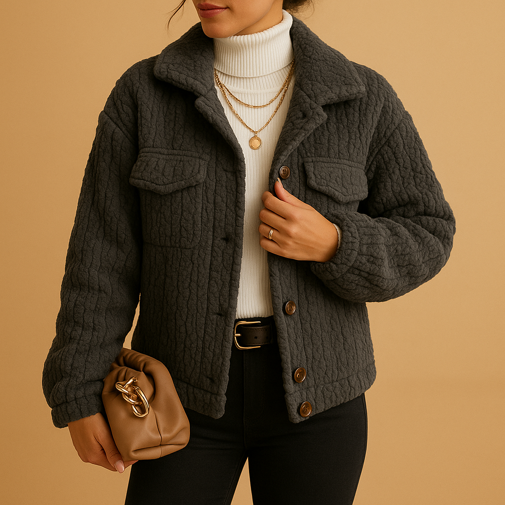 Look automne avec veste matelassée décontractée